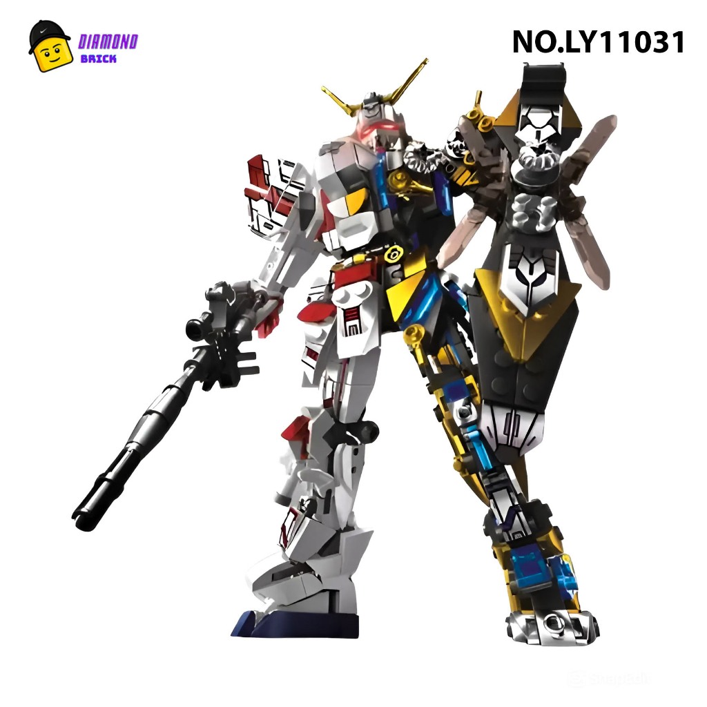 Đồ Chơi Lắp Ráp Kiểu LEGO Gundam Mô Hình Robot Gundam Unicorn, Justice, Barbatos Mecha Warrior LY11031 Nhật Bản