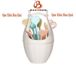 Bộ Que Xiên Hoa BAOHOME Quả Dễ Thương An Toàn Vệ Sinh B019
