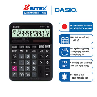 Máy tính Casio DJ-120D Plus chính hãng dùng cho văn phòng, cửa hàng, shop bán hàng