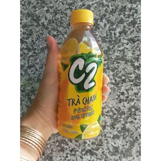 Trà xanh hương chanh C2 chai 355ml