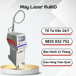 Máy laser ruikd pro xoá xăm , giảm sắc tố , bảo hành 12 tháng
