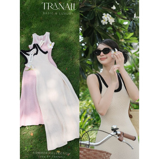 ĐẦM SN LEN LỖ VIỀN MÀU Tranali
