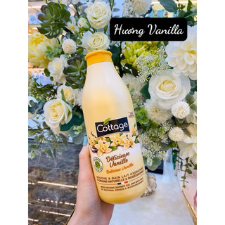 Sữa tắm cottage Pháp 750ml hương vanilla