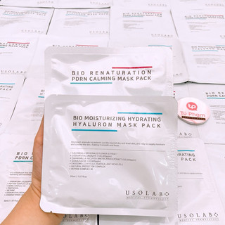  Mặt Nạ Dưỡng Ẩm/ Phục Hồi Usolab Moisturizing Hydrating Hyaluron/ Bio Renaturation PDRN Calming