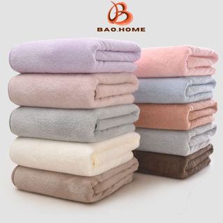 Khăn Tắm BAOHOME Hàn Quốc Cao Cấp Mềm Mịn Kích Thước B024
