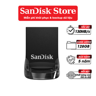 USB 3.1 Gen 1 Sandisk Ultra Fit SDCZ430-G46 16GB / 32GB/ 64GB / 128GB 130MB/s Bảo hành 5 năm