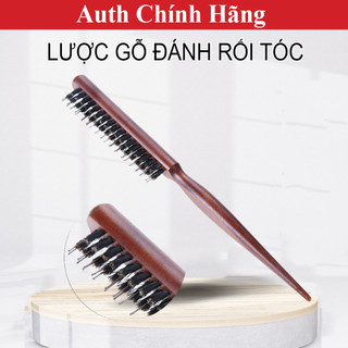 Lược Đánh Rối Cao Cấp Bằng Gỗ Tự Nhiên Chuyên Dùng Làm Tóc