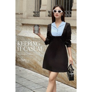 D.chic váy ngắn tay cổ bẻ ms: 2813438