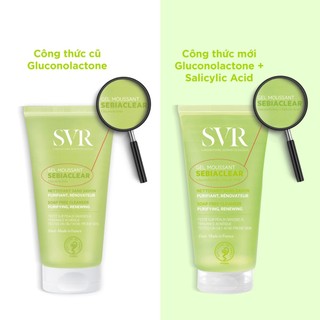 Sữa rửa mặt SVR SEBIACLEAR Gel Moussant 55ml/400ml