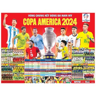 Lịch - combo 5 lịch thi đấu bóng đá copa america 2024
