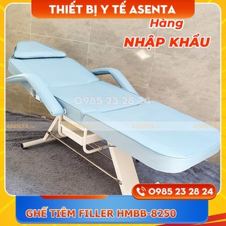 Giường phun xăm, tattoo, ghế tiêm filler HMBB-8250 Xanh - Hàng nhập khẩu