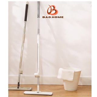 Cây Lau Nhà BAOHOME Thông Minh Tự Vắt Xoay 360 Độ B021