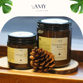 Nến thơm cao cấp không khói mùi gỗ AMY Store sáp đậu nành, thư giãn ,đuổi muỗi, trang trí phòng
