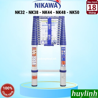 Thang nhôm rút đơn nikawa nk-32 - nk-38 - nk-44 - nk-48 - nk-50