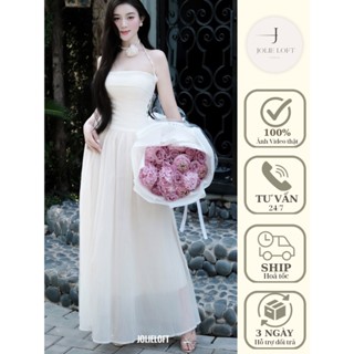Váy nữ dự tiệc du lịch thiết kế Florist Dress JOLIE LOFT, đầm dáng dài thanh lịch đi chơi đi tiệc mùa hè