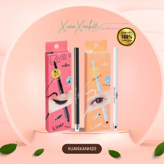 Kẻ mắt dạng gel chống nước trắng đen - gel liner pencil