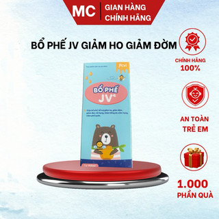 Bổ phế jv giúp giảm ho giảm đờm giảm đau rát họng khản tiếng do viêm họng viêm phế quản