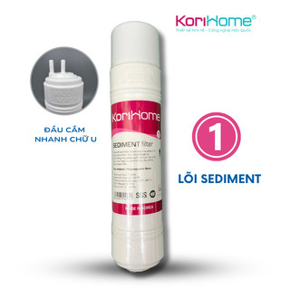 Lõi Lọc Nước Sediment Korihome Lõi Lọc Số 1 Sediment Lõi đúc cắm nhanh Hàn Quốc Hàng chính hãng