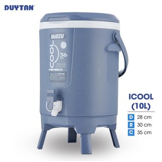 Bình đá giữ nhiệt Icool 10 lít nhựa Duy Tân