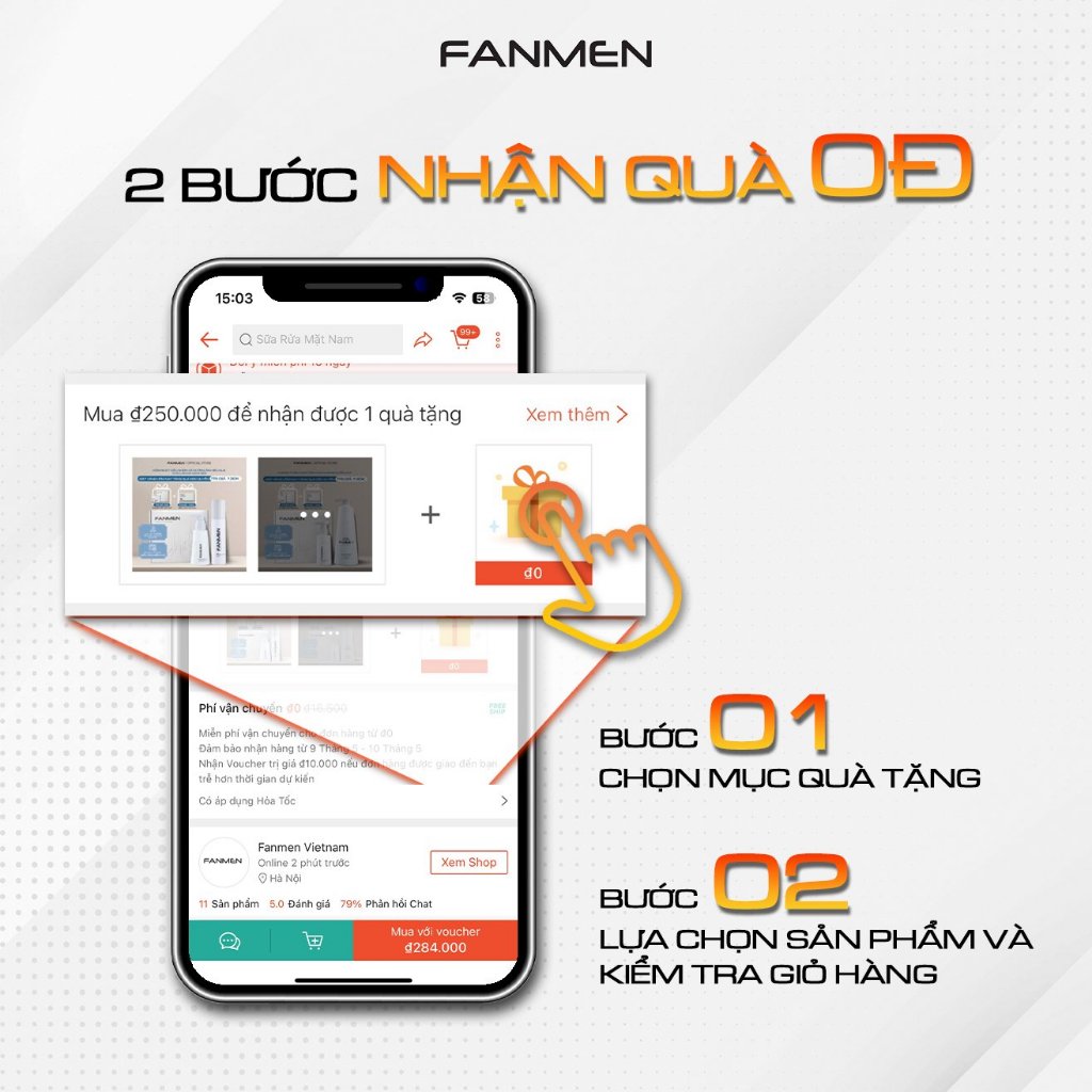 [COMBO TINH TẾ] Set Sữa Tắm Nam Và Bọt Vệ Sinh Fanmen Tinh Chất Muối Biển Làm Sạch Cơ Thể Diệt Khuẩn Khử Mùi Toàn Diện