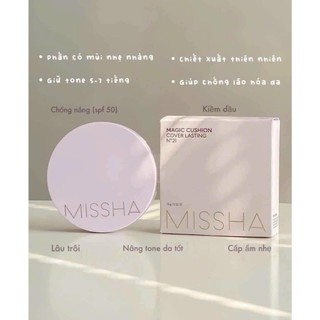 Phấn Nước Che Phủ Hoàn Hảo Missha Skin Covering Cushion- Màu 21