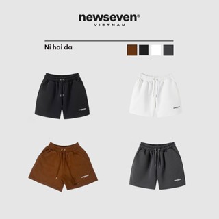 Quần Short Đùi Unisex N7 NEWSEVEN Basic nam nữ form rộng Local Brand QS.321