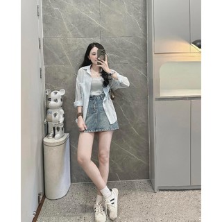 Set Áo Sơ Mi Tơ Kèm Áo 2S Kẻ Hàng Quảng Châu Loại 1 M1185 - TVXQC