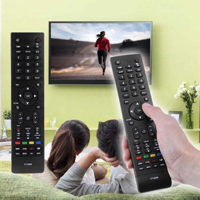 Remote Điều khiển Tivi Smart Toshiba 8068 CÓ NÚT YOUTUBE HÀNG ZIN ĐẸP