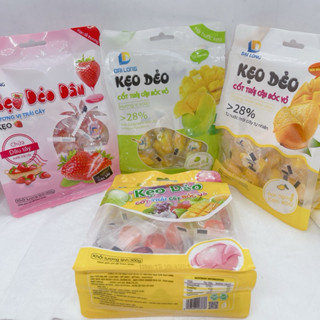  Kẹo dẻo Bóc Vỏ xoài Vải Khoai Mật Khoai Tím Dẻo 6D bóc vỏ Đại Long  Fucuco 