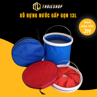 Xô Chậu Đựng Nước Rửa Xe, Đồ Dùng Để Sau Cốp Xe Gấp Gọn Tholeshop 5488