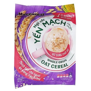 Ngũ cốc yến mạch nguyên cám MacCereal ít đường/Macfito (Bịch 20 gói x 28gr)