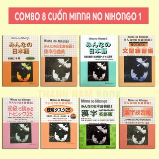 Sách - combo minna no nihongo sơ cấp 1 - dành cho trình độ n5