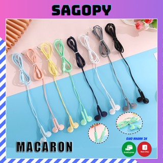 Tai nghe gaming có dây nhét tai S P U19 giắc 3,5, tai phone in ear chơi game chống ốn cho ip 6/6s/6Plus, Samsung