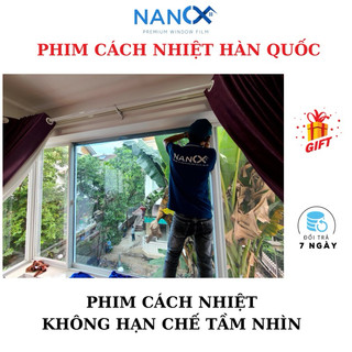 Phim cách nhiệt nhà kính trong suốt, dán kính cách nhiệt trong suốt không mất tầm nhìn, phim cách nhiệt 2 chiều, UV 99%