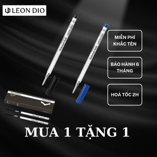MUA 1 TẶNG 1 - Ruột Bút Dạ Bi, Ngòi Bút Ký Montblanc Cao Cấp Ballpoint Pen Refills Made By Leon Dio| Mực Xanh/ Đen