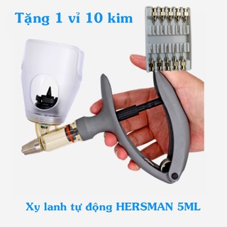 Xy lanh tự động cho gia súc gia cầm 2ml và 5ml tặng 1 vỉ 10 kim