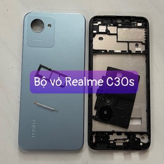 Bộ xương vỏ Realme C30s ,kèm khay sim,phím âm lượng,kính camera