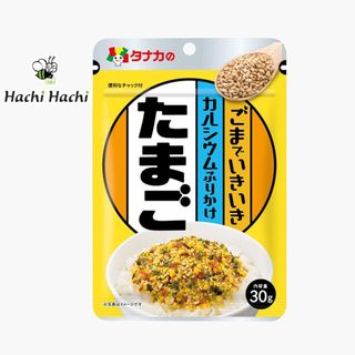 Gia vị rắc cơm vị trứng gà bổ sung Canxi Tanaka Shokuhin 42g - Hachi Hachi Japan Shop