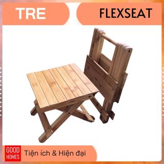 Ghế gỗ tre gấp gọn