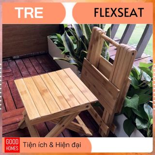Ghế gỗ tre gấp gọn