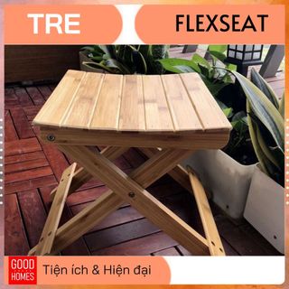 Ghế gỗ tre gấp gọn