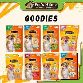 Bánh thưởng Energy Treats Goodies snack dạng que xương cung cấp canxi, chất xơ cho chó Thái Lan 125g