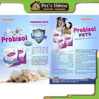 Men Vemedim Probisol men tiêu hoá dạng bột hỗ trợ tiêu hoá, tốt cho tiêu hoá cho chó mèo nội địa