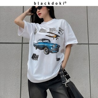 Áo thun BLACKDOKI-MACHINE , áo phông basic hiện đại cá tính chất cotton dày dặn oversize nam nữ