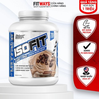 Nutrex Isofit Whey Isolate Sữa Hỗ Trợ Tăng Cơ Cao Cấp 5Lbs (70 Servings)