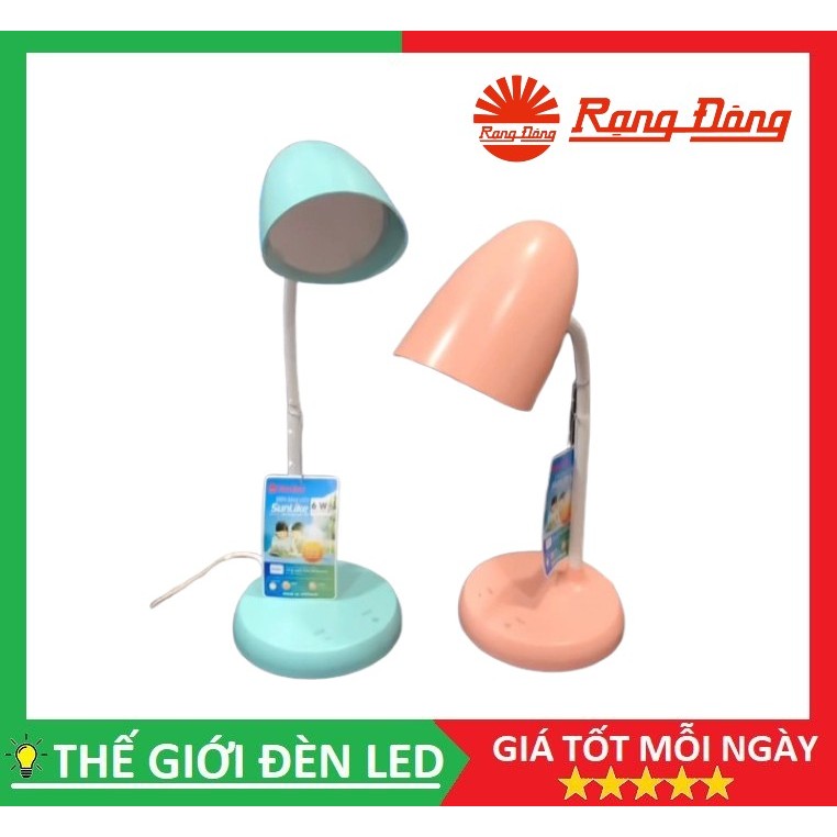 Đèn học chống cận Rạng Đông RD-RL38 PLUS 6W bảo hành 12 tháng