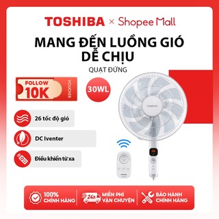 |Freeship + Hỏa Tốc| Quạt đứng Toshiba F-LSD10(W)VN - Hàng chính hãng, bảo hành 12 tháng