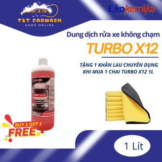 Ekokemika turbo x12 - dung dịch rửa xe không chạm cho xe tải và xe khách turbo x12
