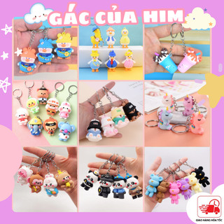 Móc Khoá Thời Trang Hoạt Hình Dễ Thương Cute Đeo Balo Xe Máy Tiện Lợi Phụ Kiện Trang Trí Cute