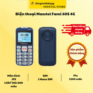 Điện thoại masstel fami 60s 4g